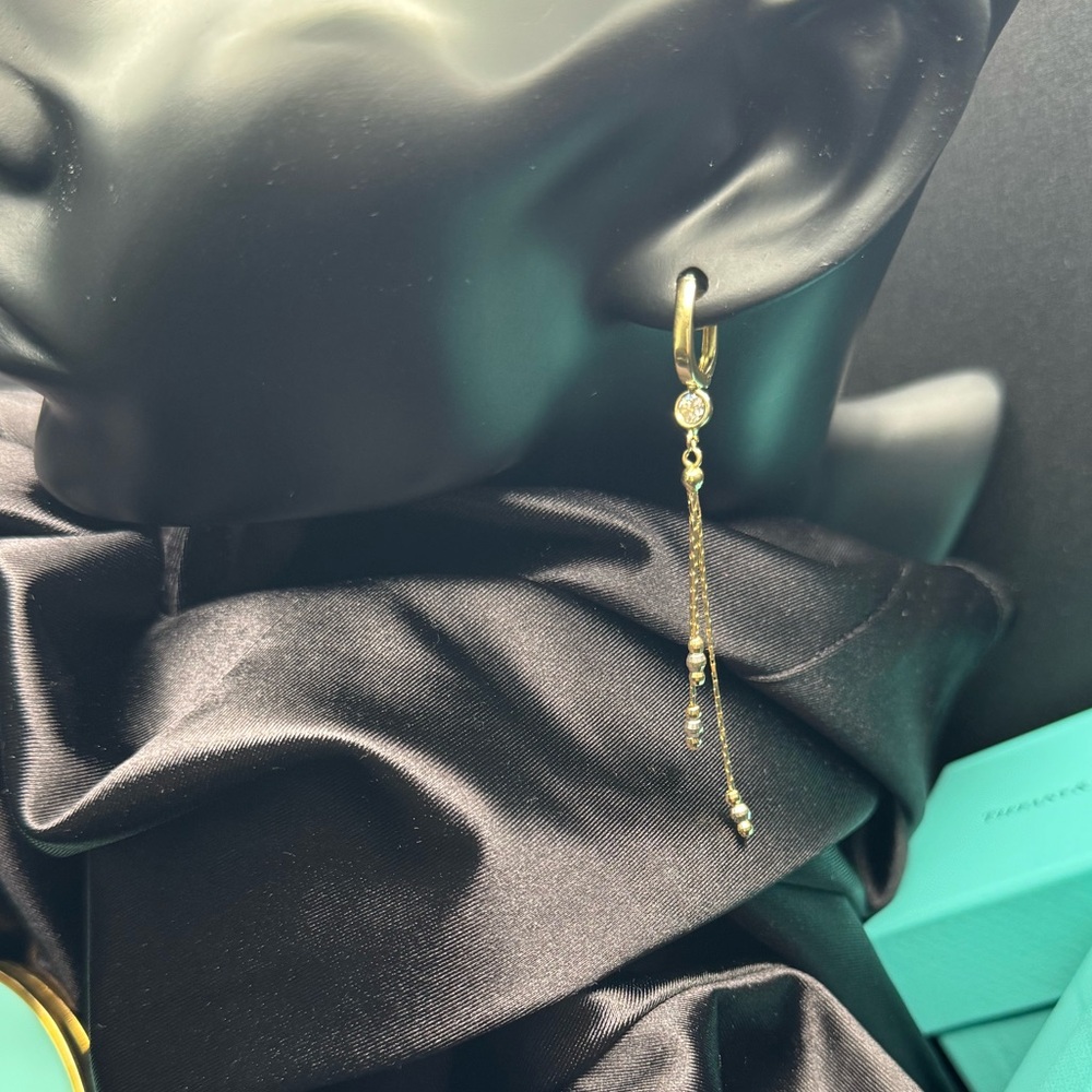 14 k gold unique earrings